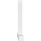 Ekena Millwork Eugene Architectural Grade PVC Gable Bracket, 84"W x 56"H x 6"D x 6"F, 16/12 Pitch GBP084X56X0606EUG00 - alternate 4